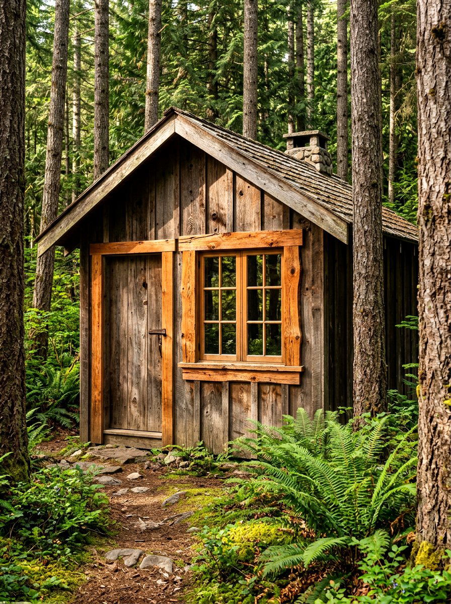Natural Cedar Window Trim - 30 shed window trim ideas