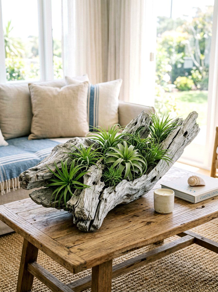 Natural Driftwood - 30 rustic planter ideas
