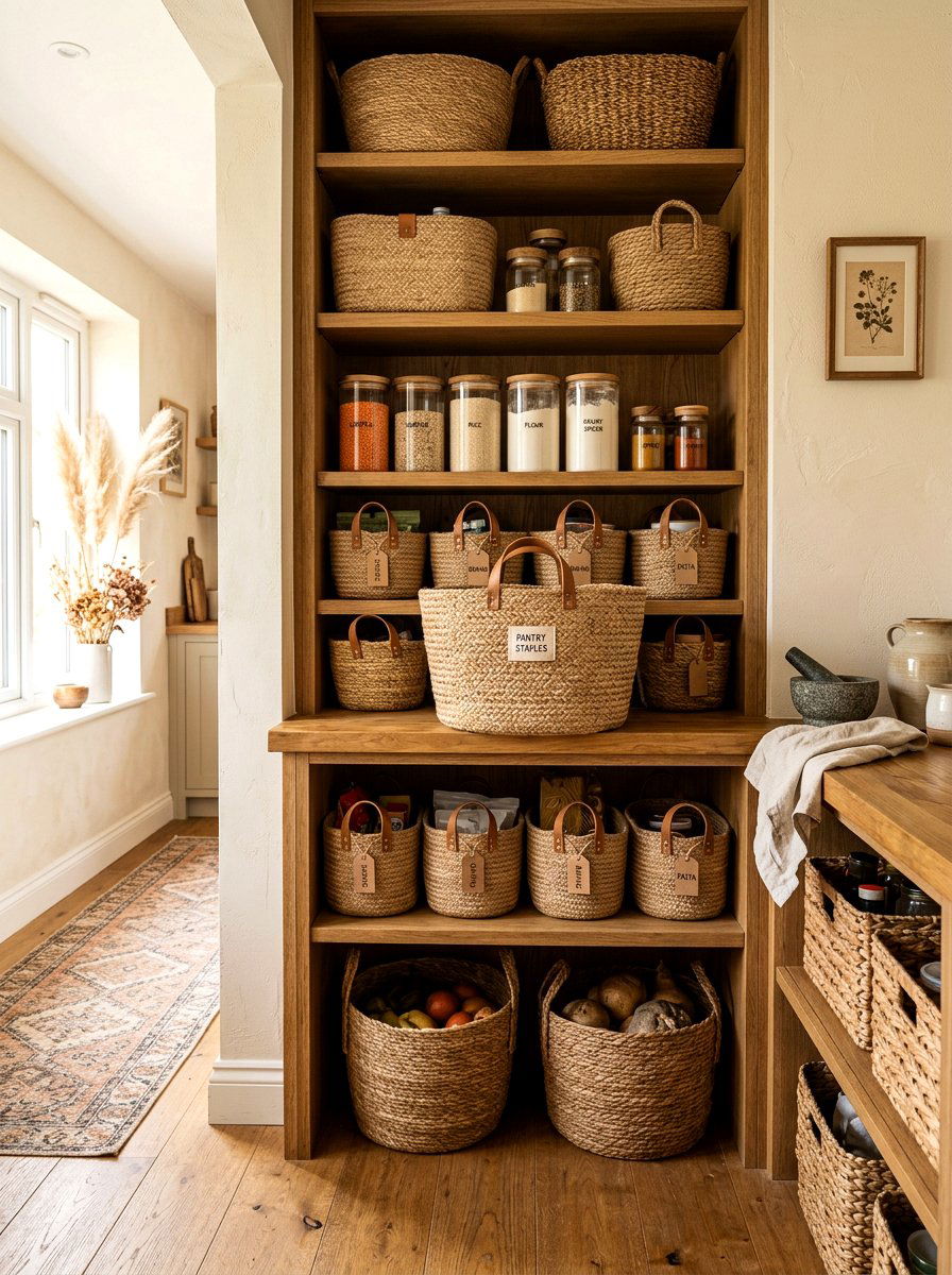 30 Basket Pantry Organization Ideas: Maximize Space With Ease