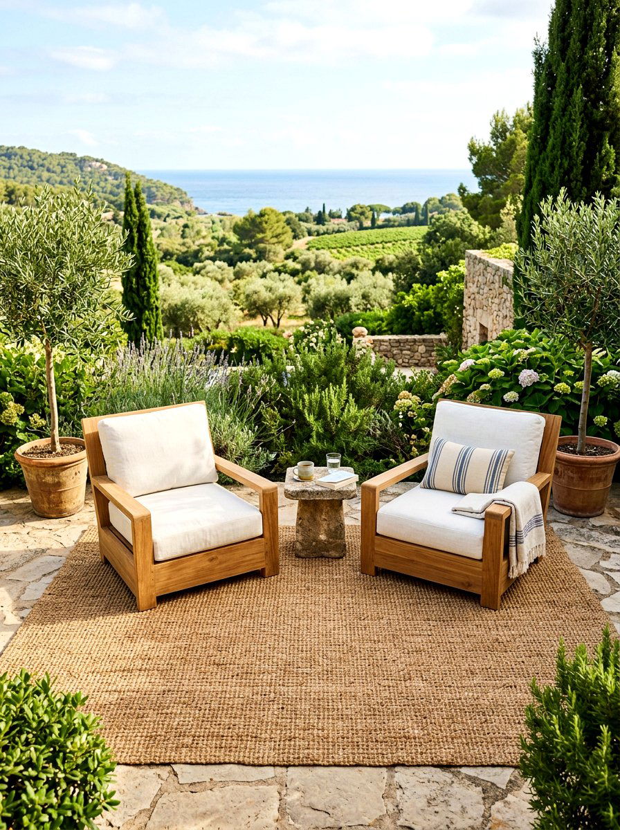 Natural Jute Outdoor Rug - 30 patio rug ideas