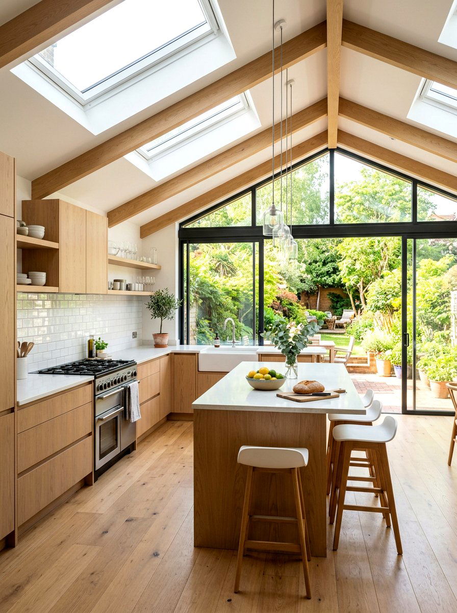 Natural Light Kitchen - 30 rustic kitchen ideas