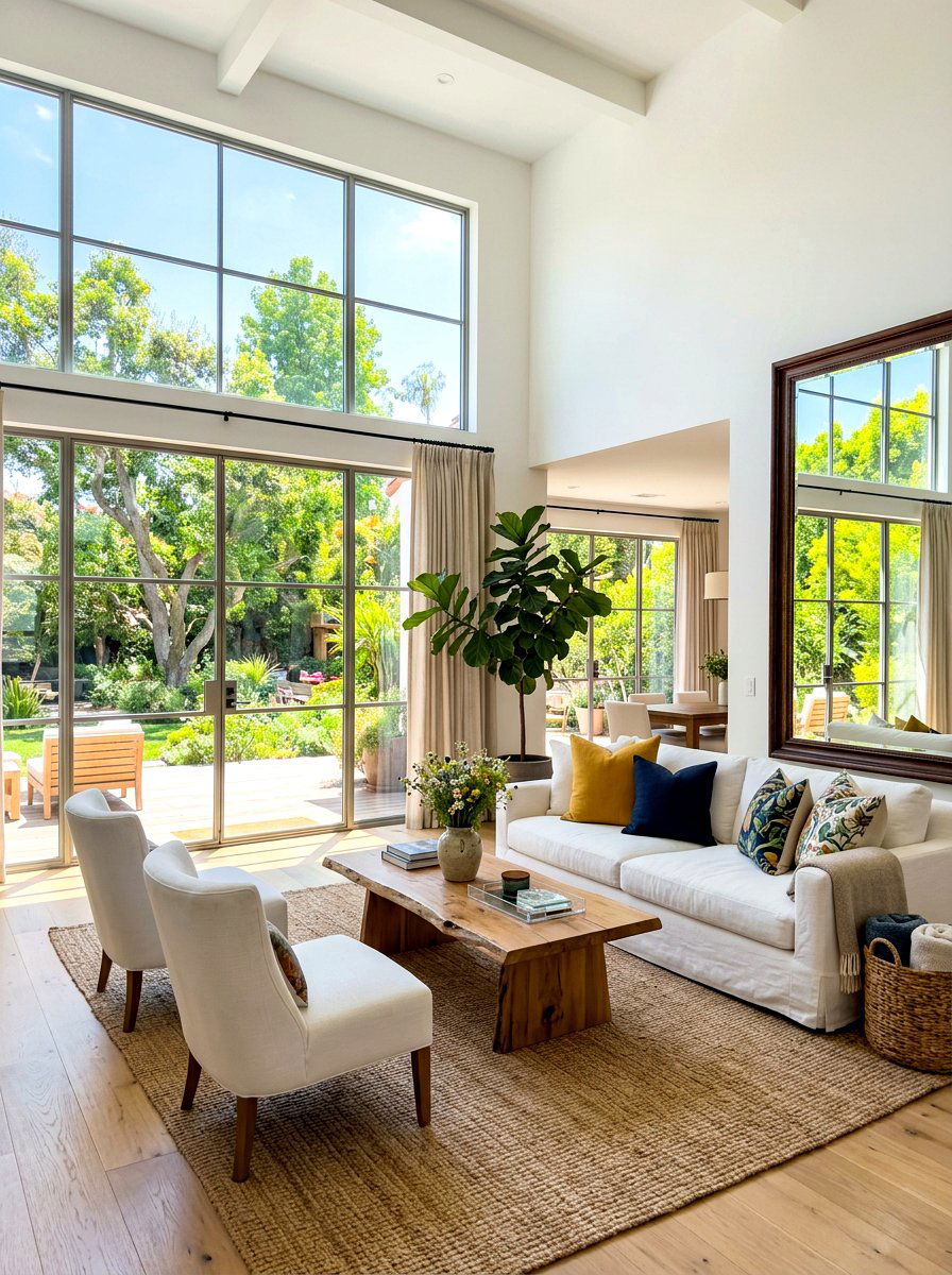 Natural Light Living Room Layout - 30 holiday hosting room ideas