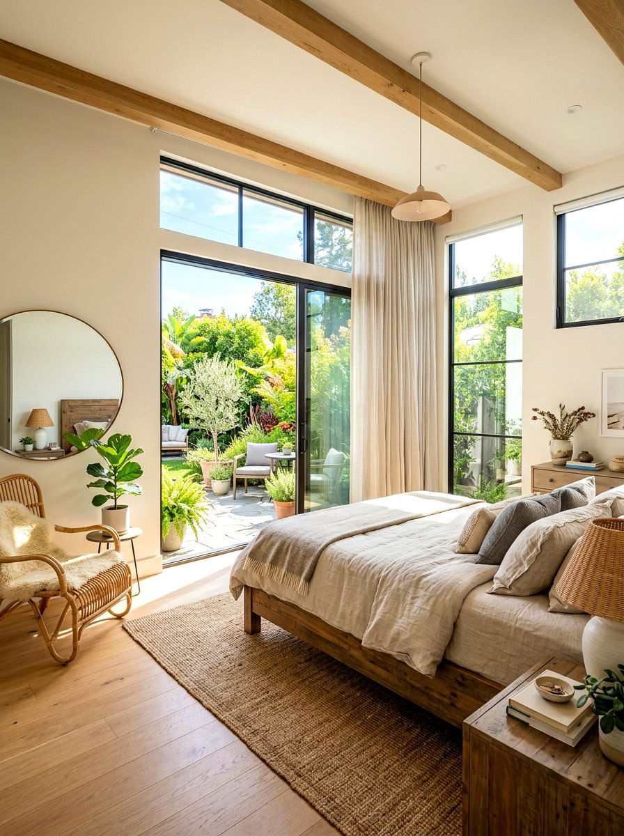 Natural Light Master Bedroom - 30 California casual bedroom ideas