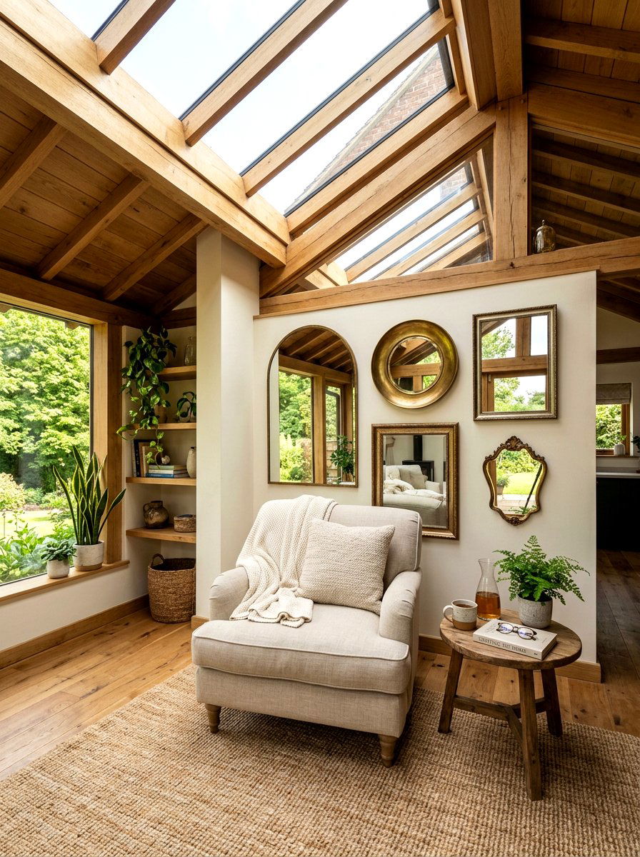 Natural Light Nook - 30 landing reading nook ideas
