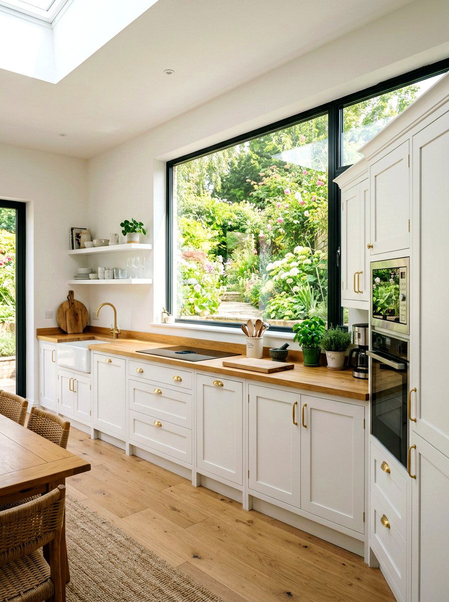 Natural Light One Wall Kitchen - 30 one wall kitchen ideas