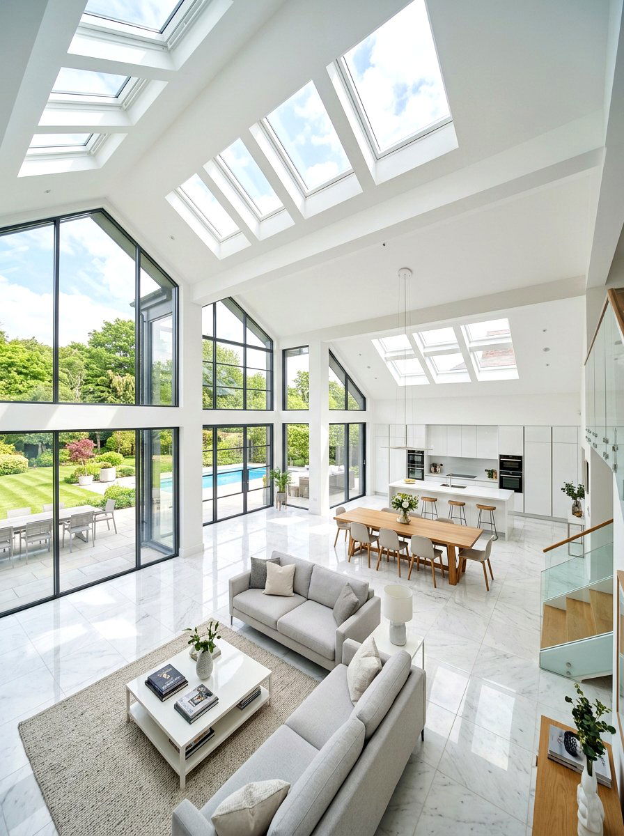 Natural Light Open Concept - 30 open floor plan ideas