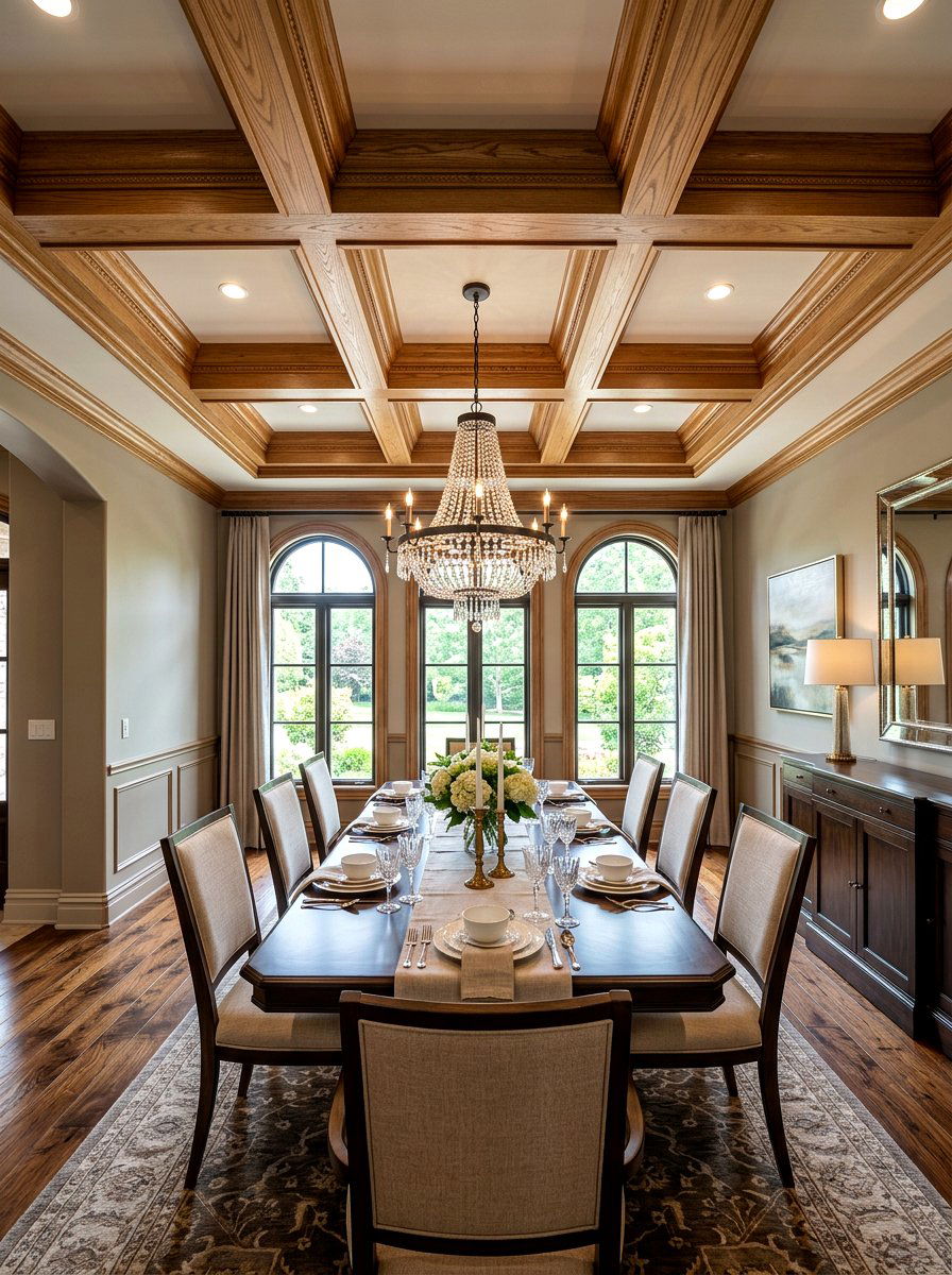 Natural Oak Ceiling Beams - 30 rustic beam ceiling ideas