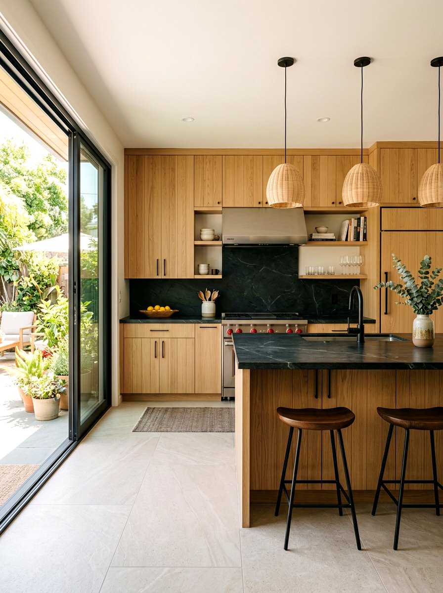 Natural Oak Kitchen Cabinets - 30 kitchen remodel ideas