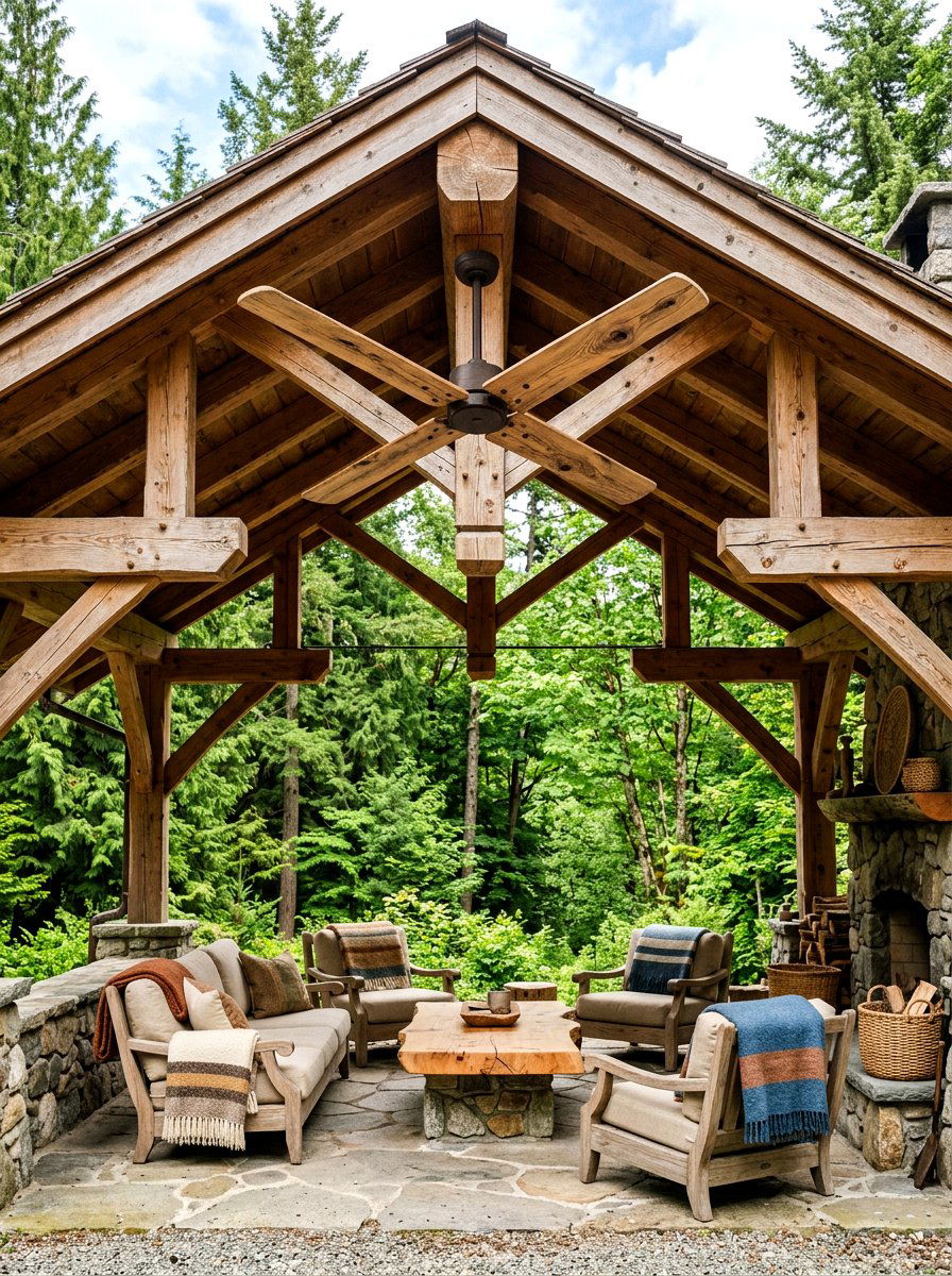 Natural Pavilion Fan - 30 pavilion ceiling fan ideas