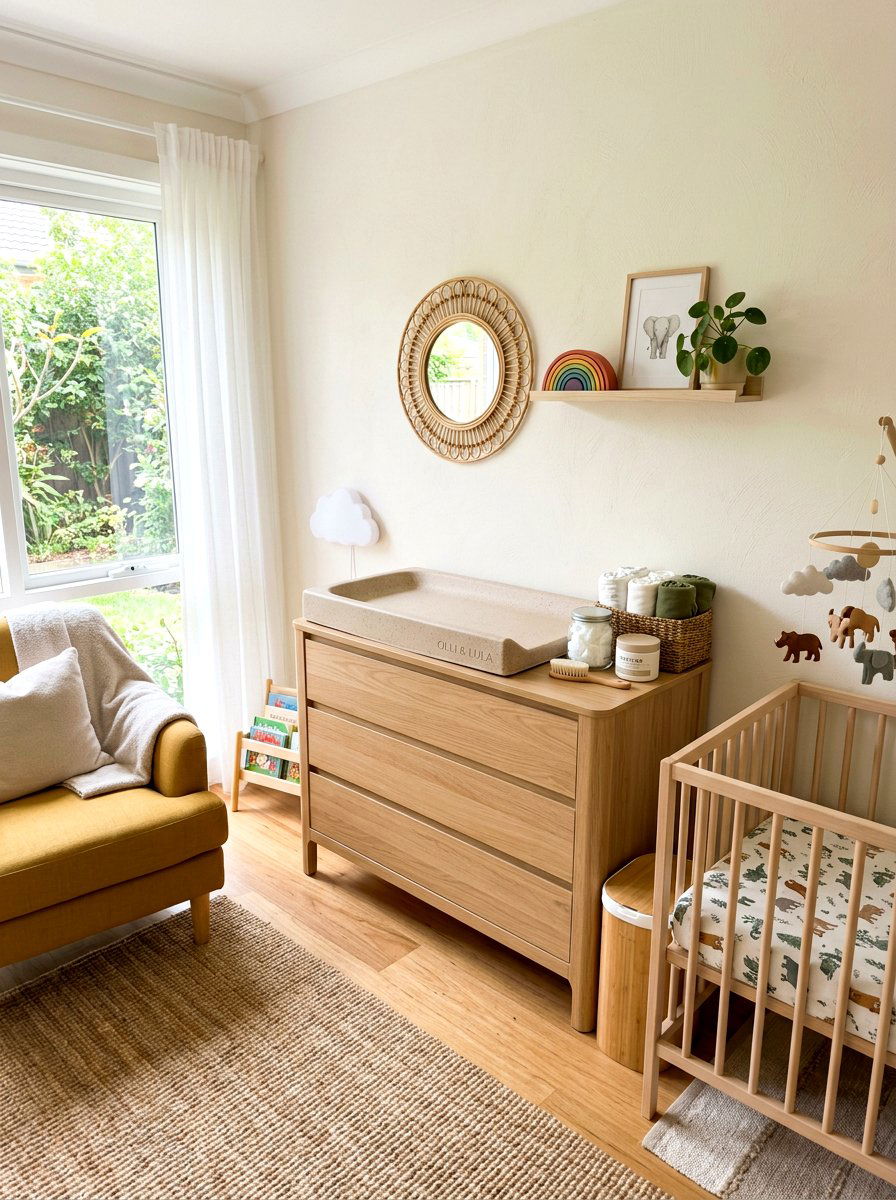 Natural Rubber Changing Mat - 30 sustainable nursery ideas