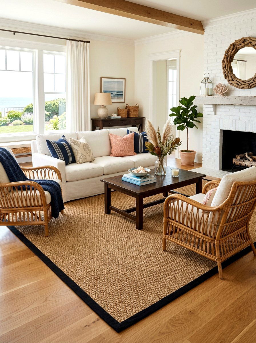Natural Sisal Rug Living Room - 30 living room rug ideas