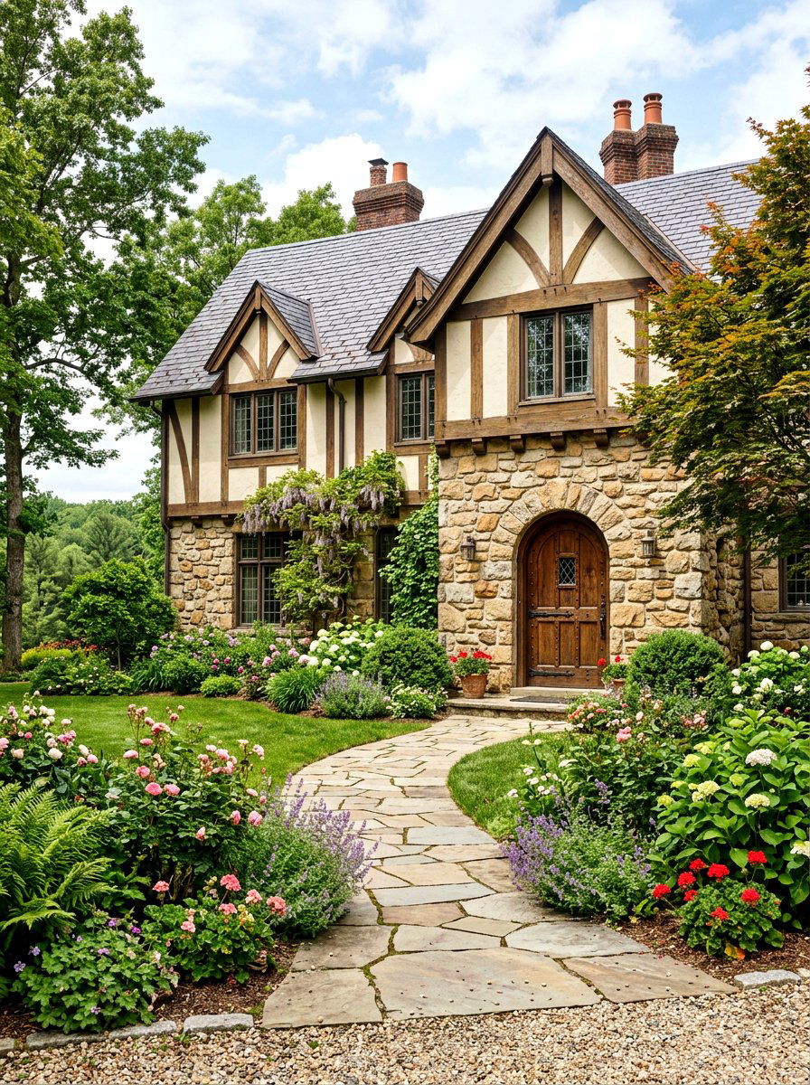 30 Tudor House Exterior Ideas for Authentic Curb Appeal