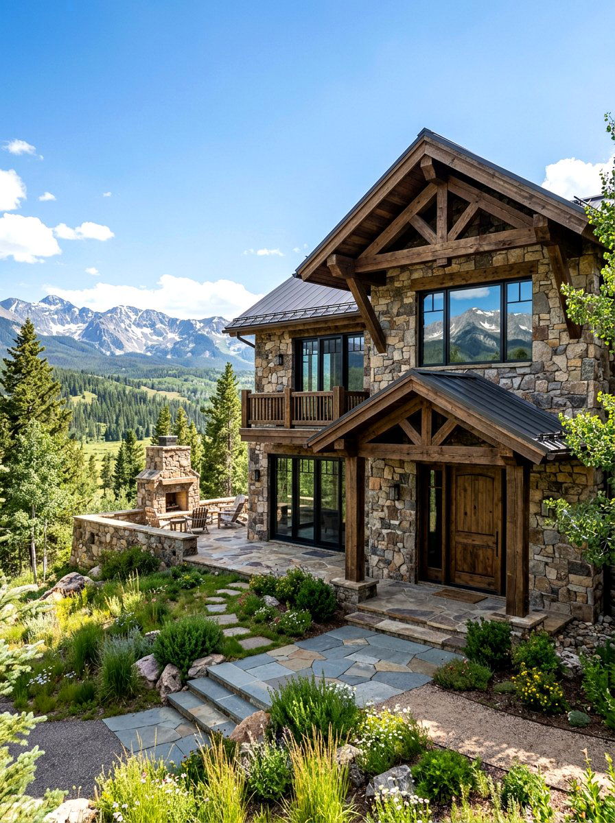 Natural Stone Facade Villa