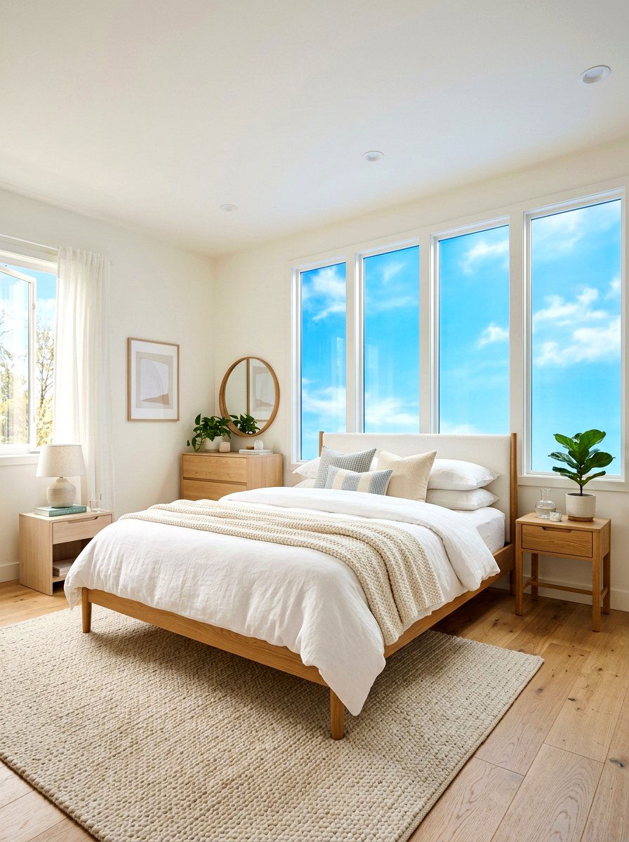 Natural Sunlight Simulation Window Panels - 30 circadian lighting bedroom ideas