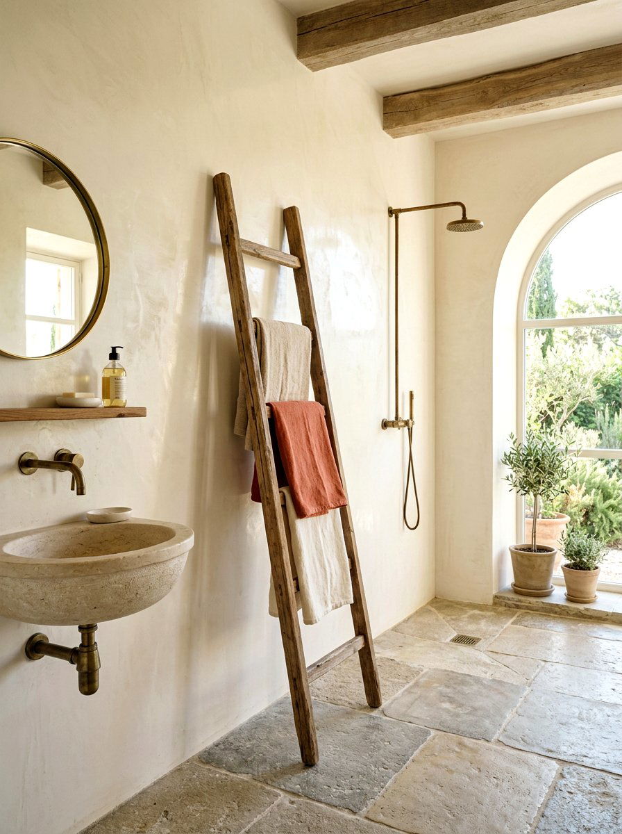 Natural Tadelakt Plaster - 30 tadelakt bathroom ideas
