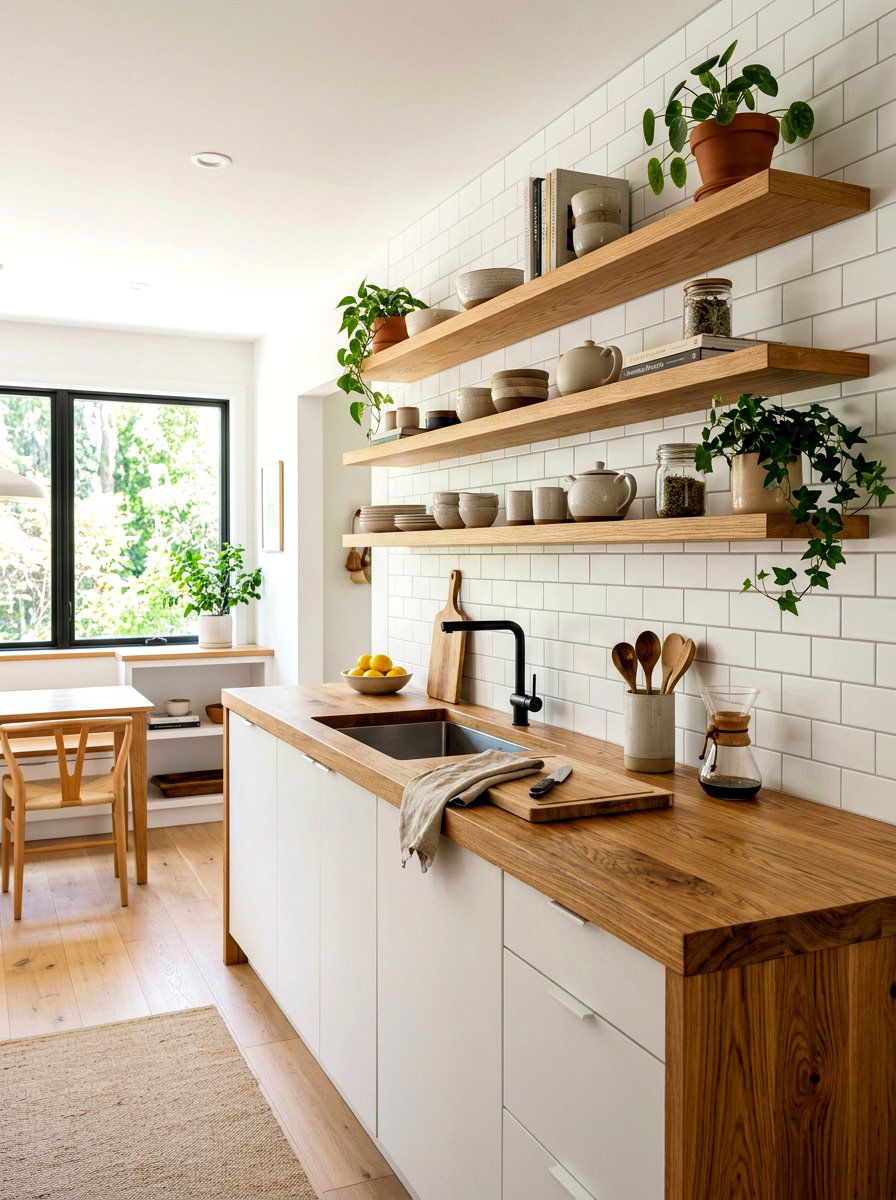 Natural Wood Accents - 30 small utility room ideas