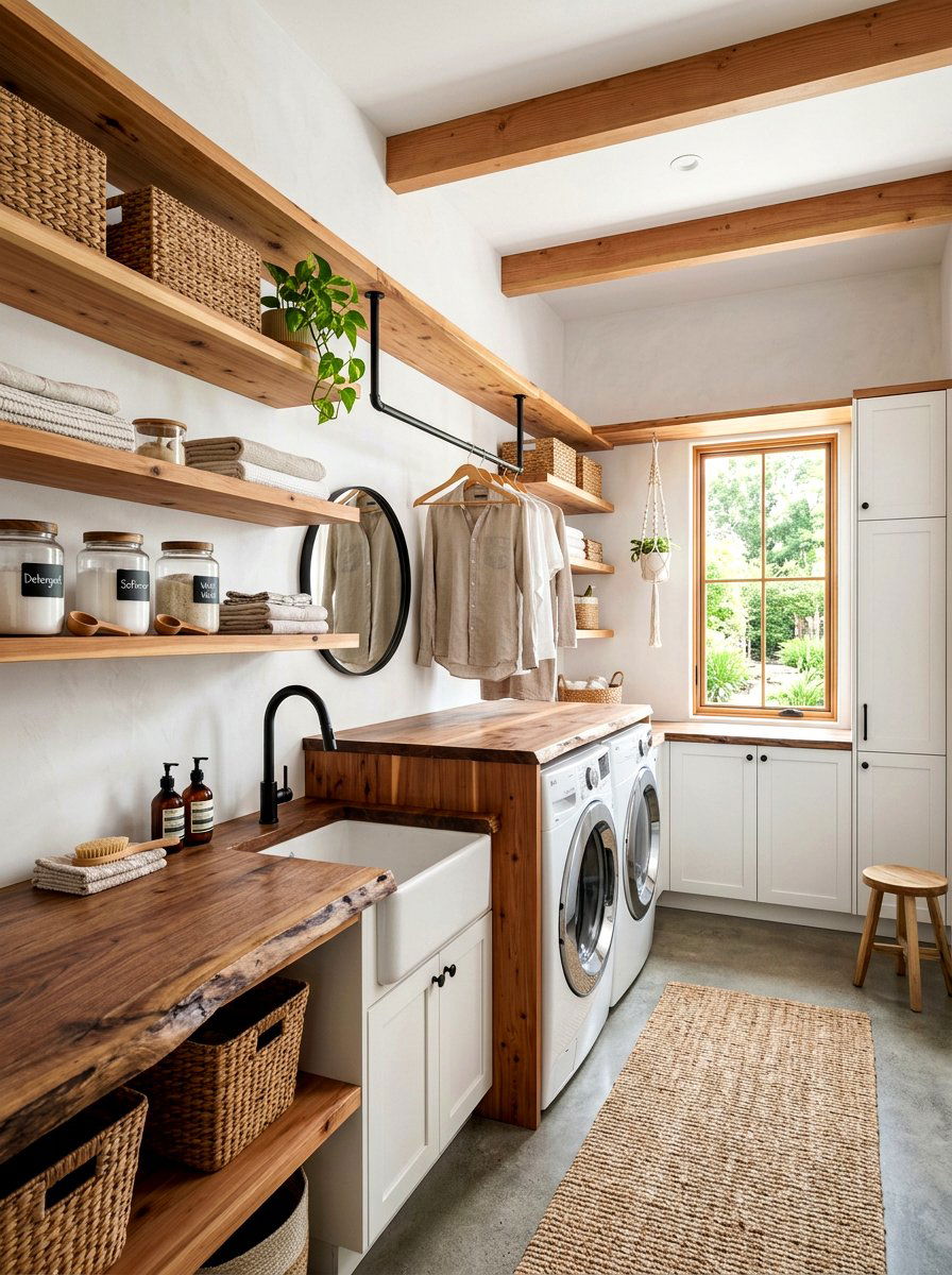 30 Narrow Laundry Room Ideas to Maximize Small Spaces & Storage