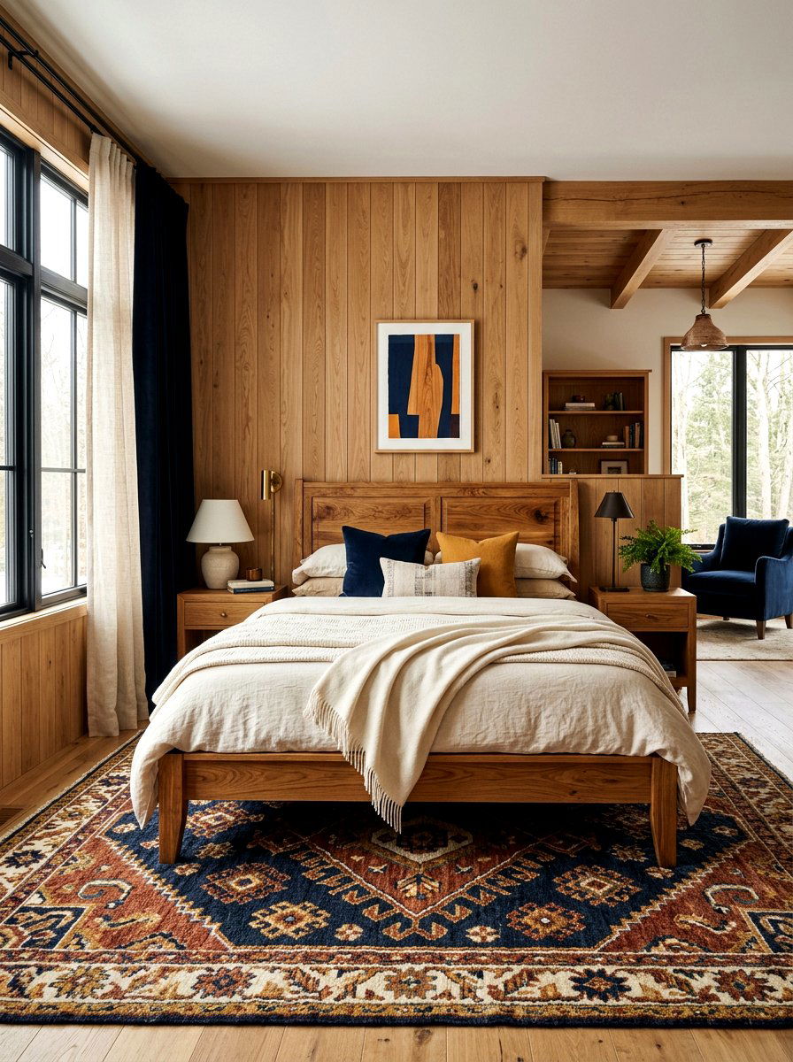 Natural Wood Bedroom - 30 soft luxury bedroom ideas