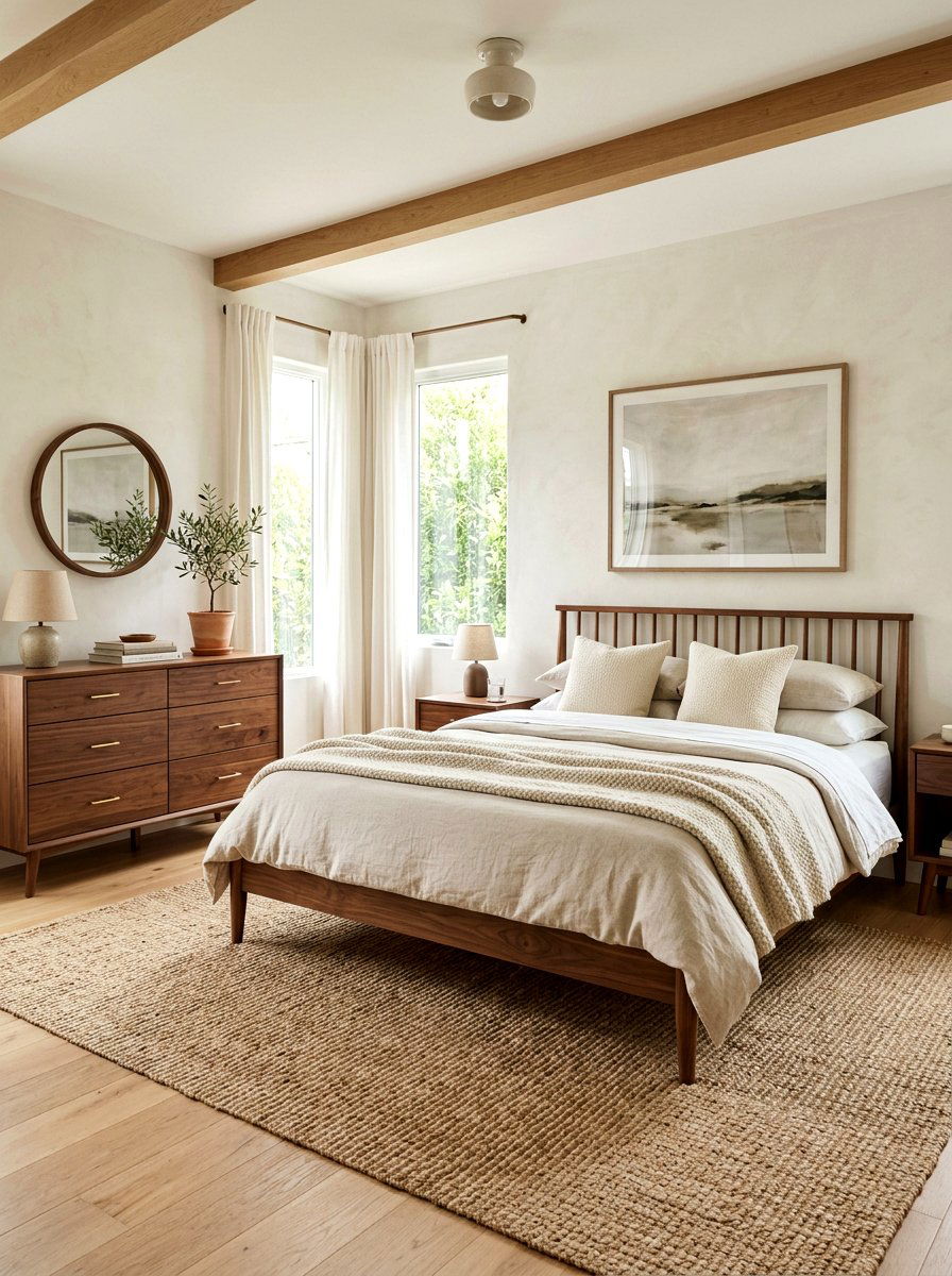 Natural Wood Furniture - 30 low stimulation bedroom ideas