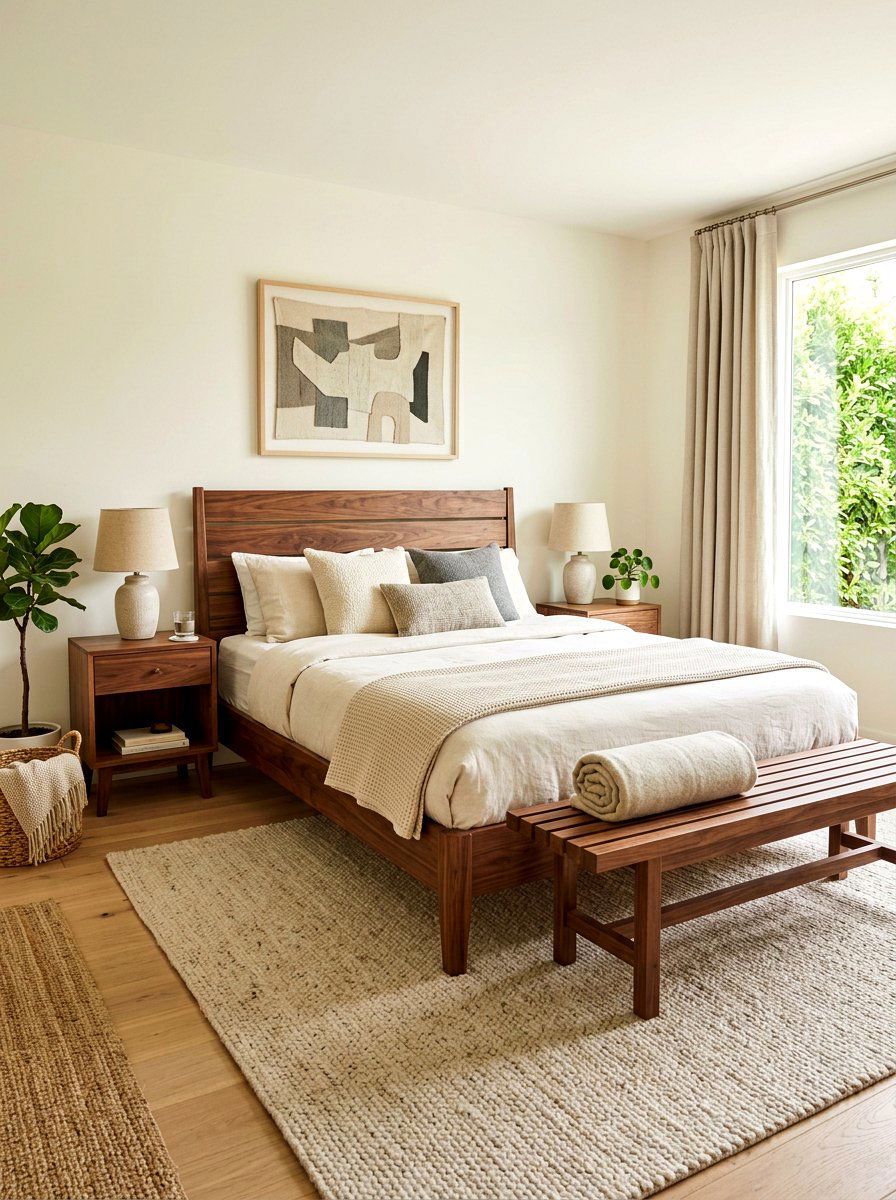 Natural Wood Furniture - 30 phone free bedroom ideas