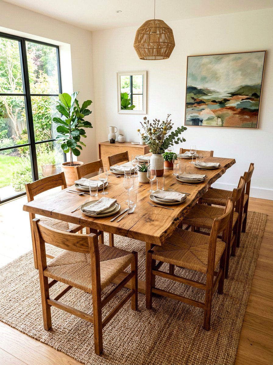 Natural Wood Furniture - 30 quiet room decor ideas