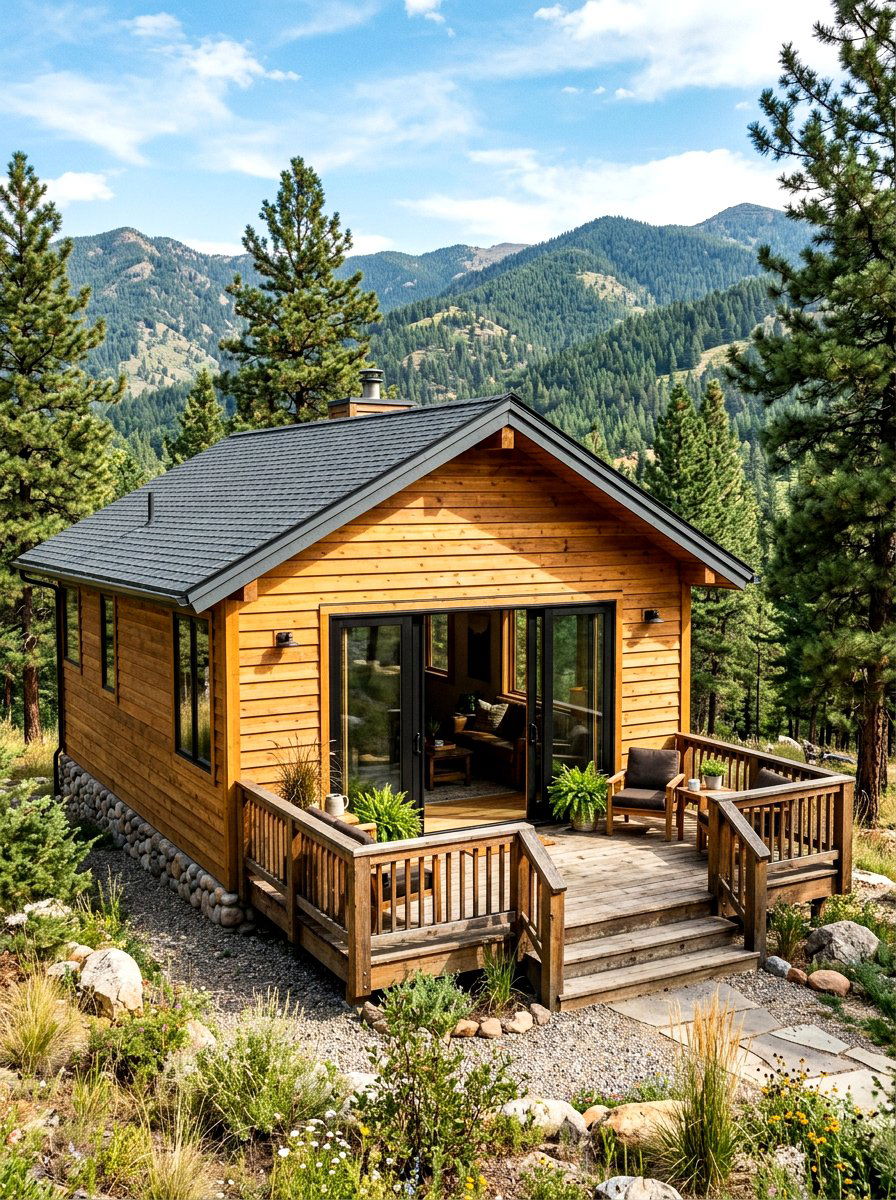 Natural Wood Siding Bungalow - 30 bungalow exterior ideas
