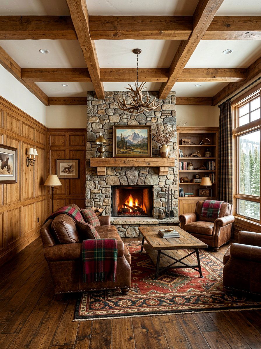 Natural Wood Wainscoting - 30 wainscoting ideas