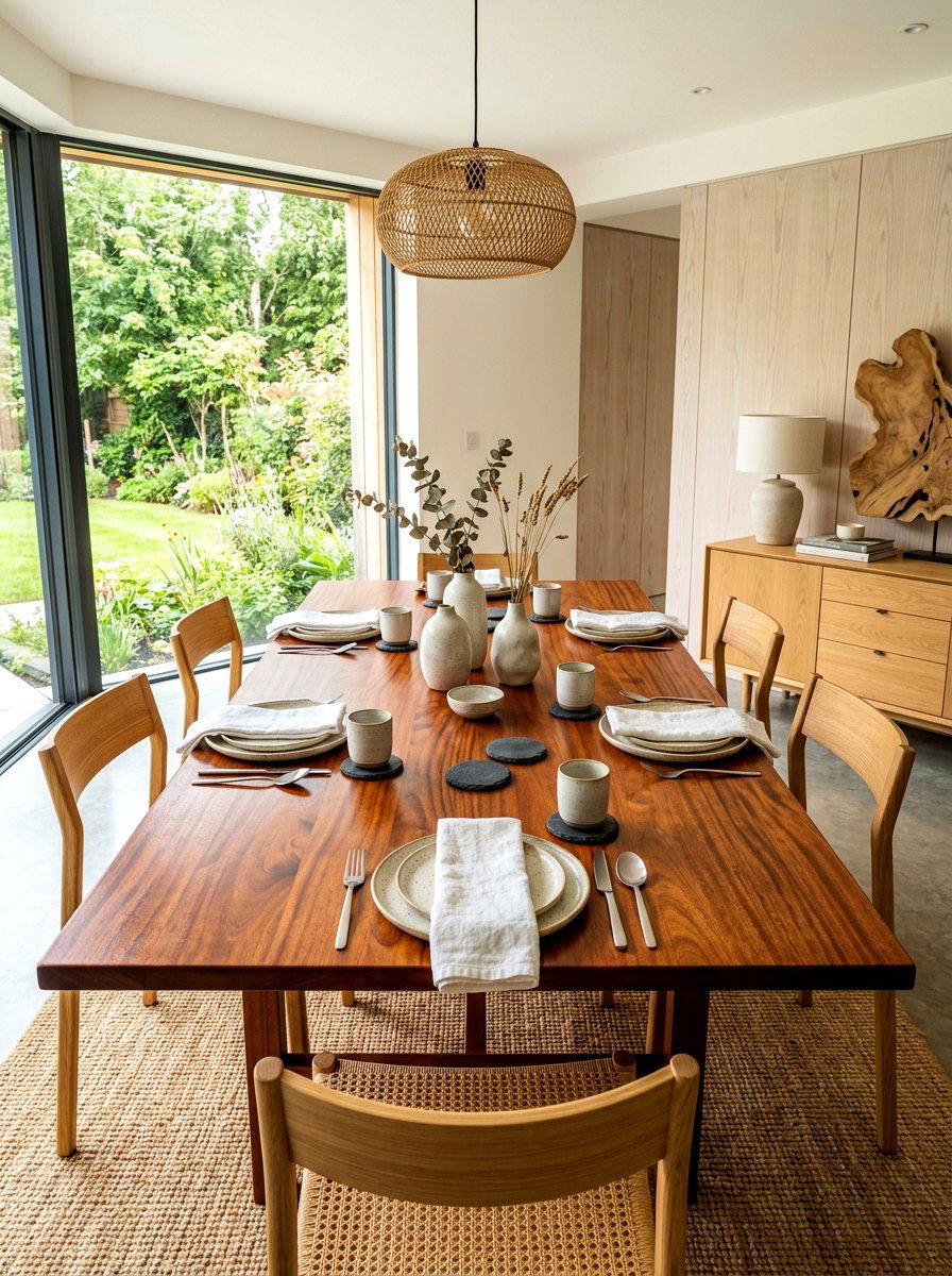 Natural Wood - 30 formal table setting ideas