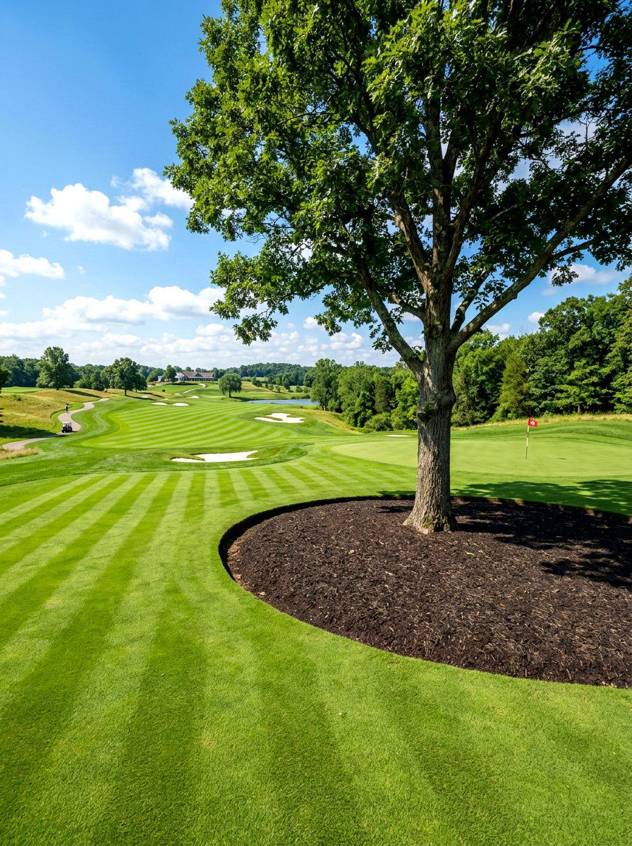 Natural edge mulch ring - 30 mulch ring around tree ideas