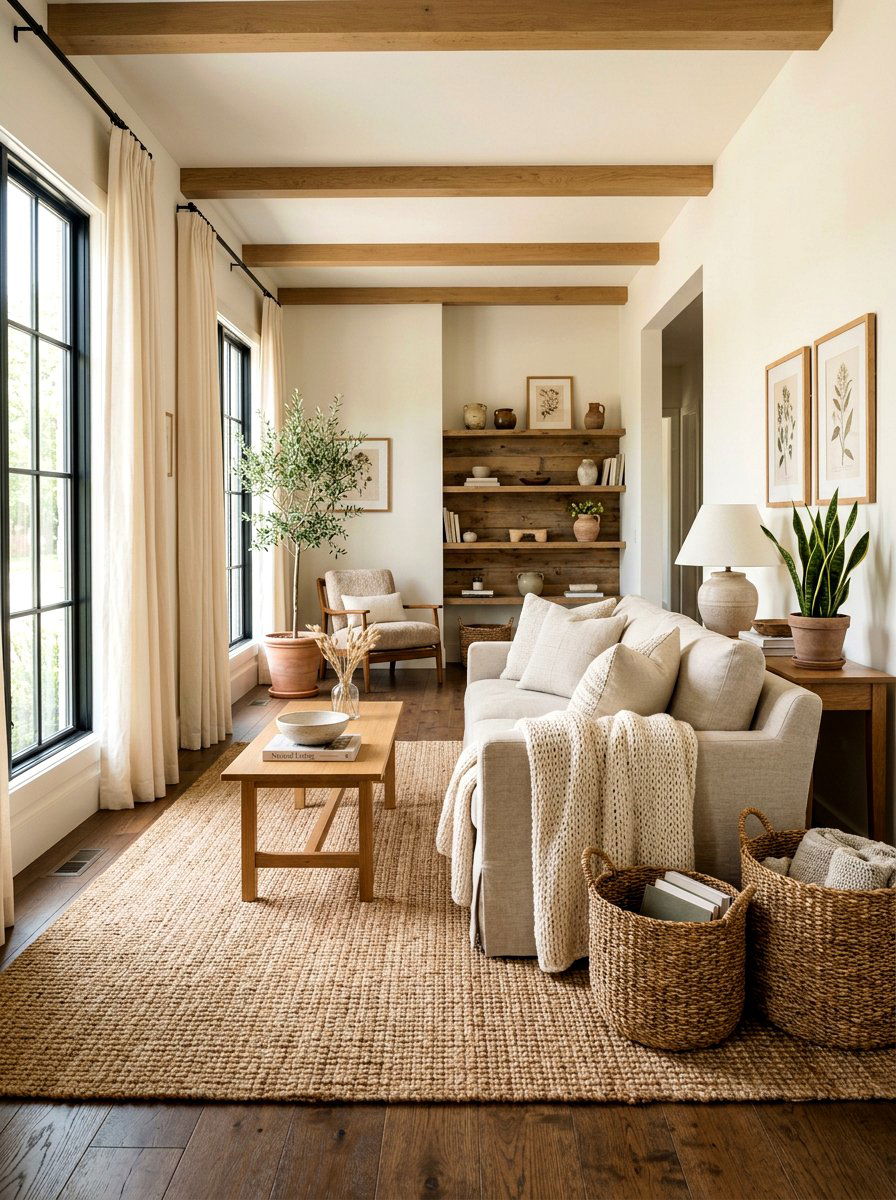 Natural fiber home - 30 slow living home ideas