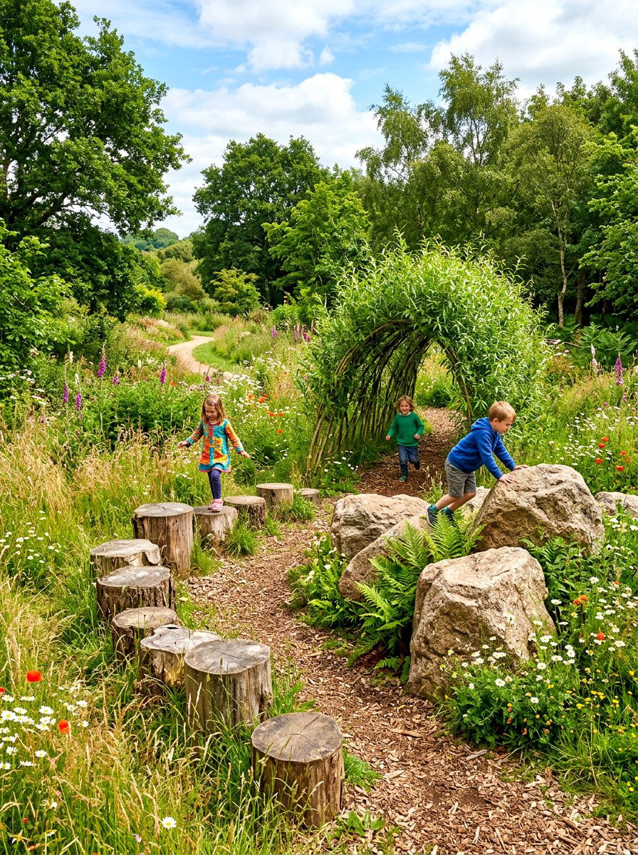 Natural play area - 30 kids backyard play area ideas