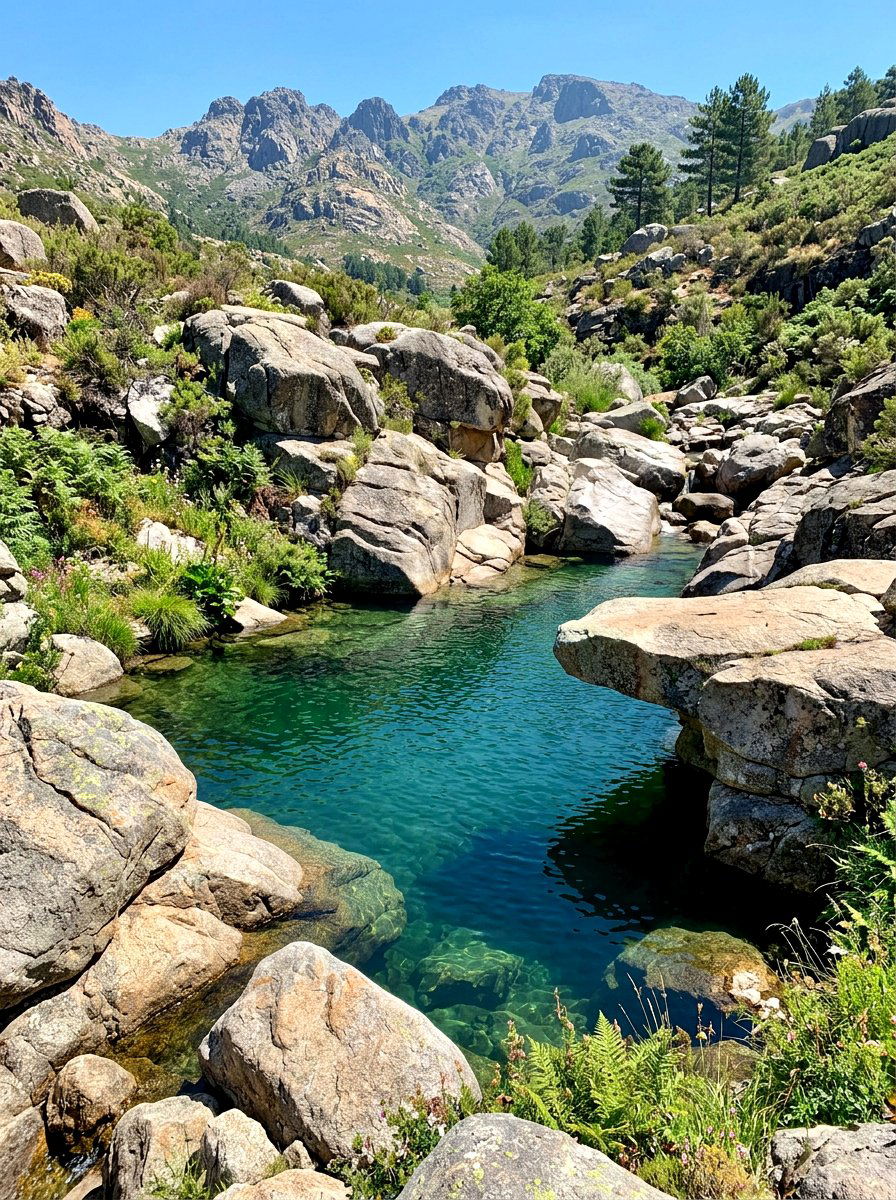 Natural pool with boulders - 30 natural pool backyard ideas