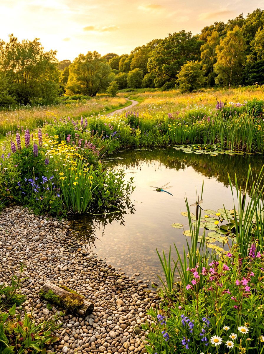 Natural wildlife pond - 30 pond landscaping ideas