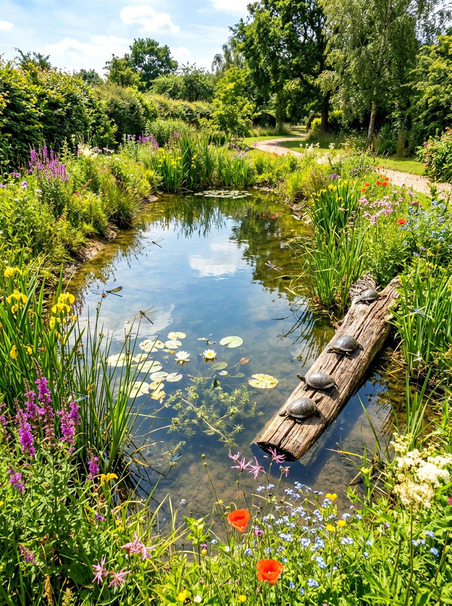 Natural wildlife pond - 30 small pond ideas