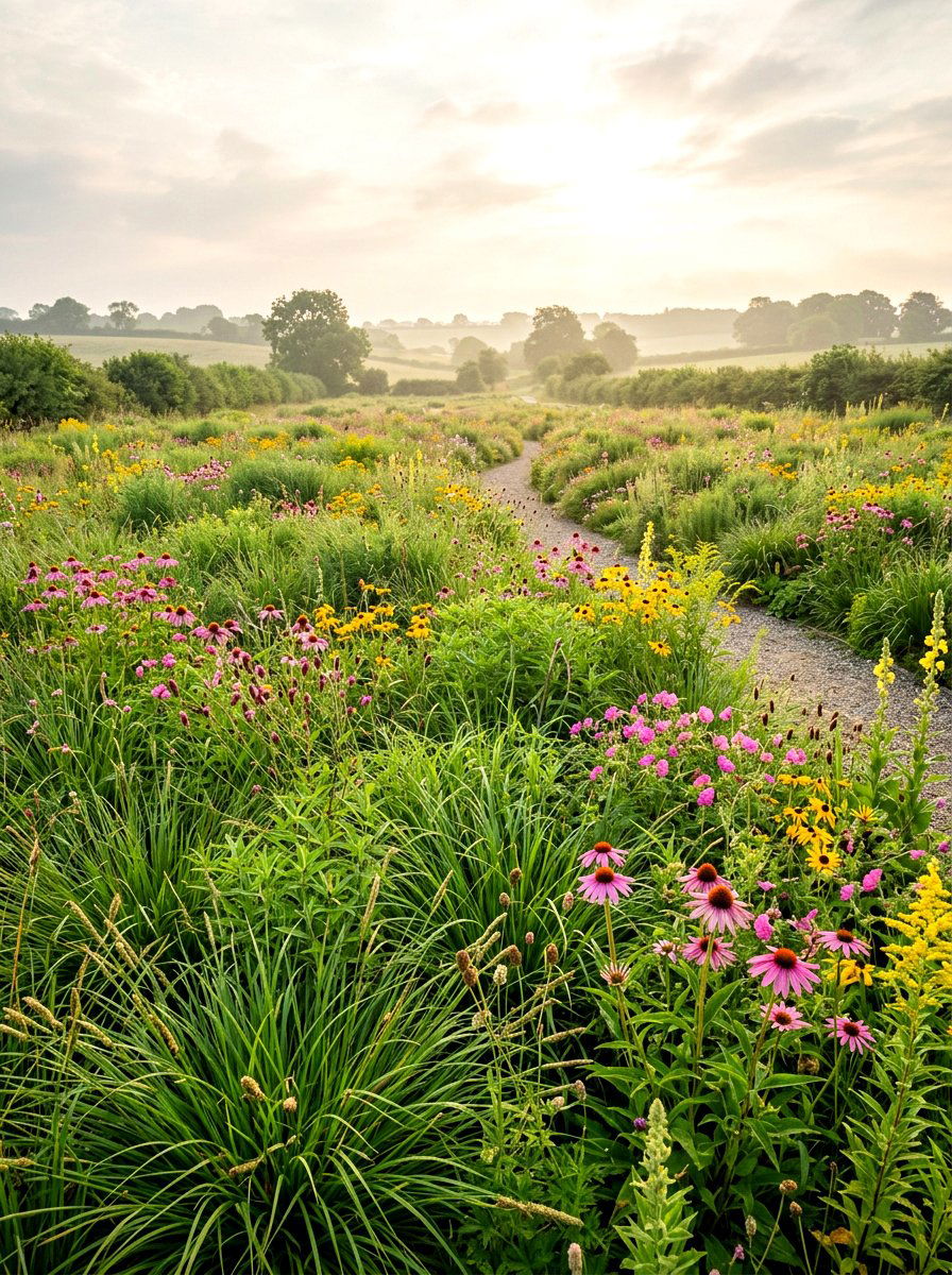 Naturalistic Matrix Planting - 30 prairie style garden ideas