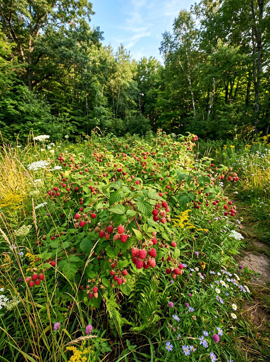 Naturalized Wild Berry Patch - 30 berry patch layout ideas