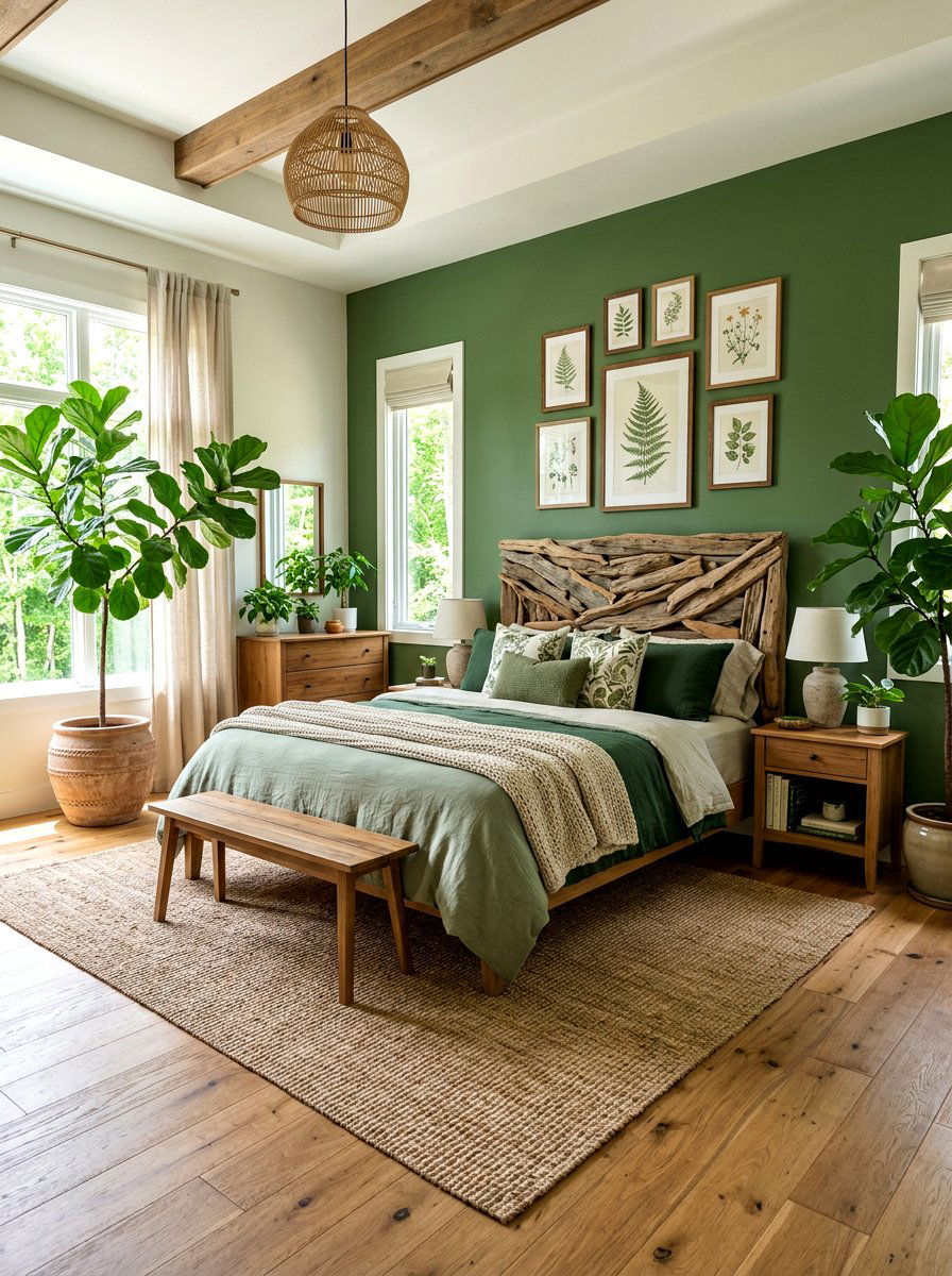 Nature Inspired Bedroom - 30 spa bedroom retreat ideas