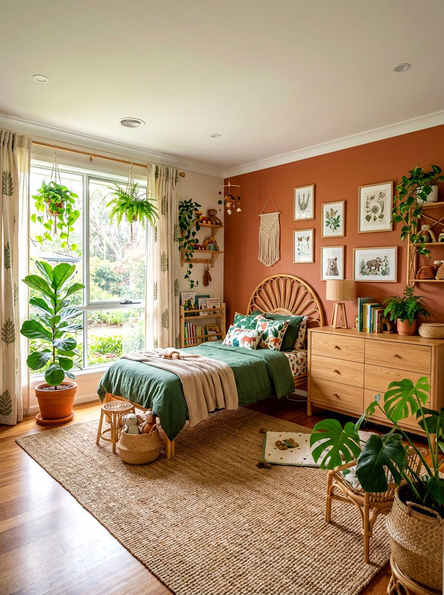 Nature Inspired Kids Room - 30 kids room ideas