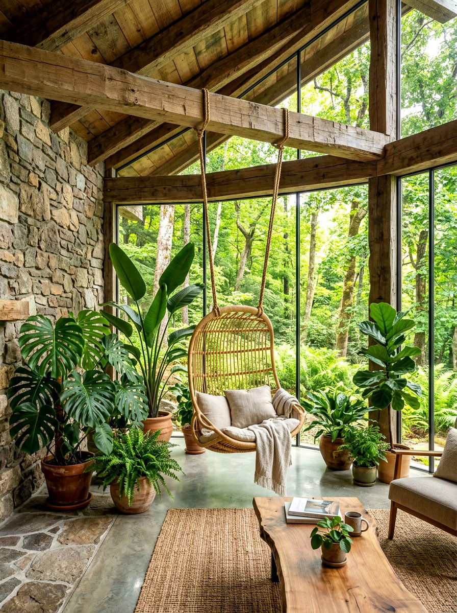 Nature Sanctuary - 30 wellness room ideas