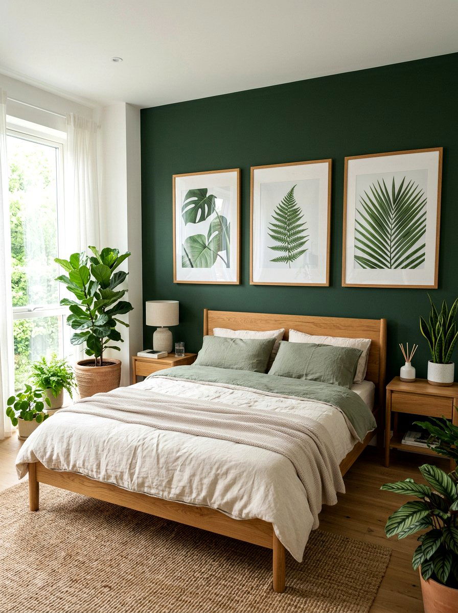 Nature wall art - 30 art wall kids room ideas