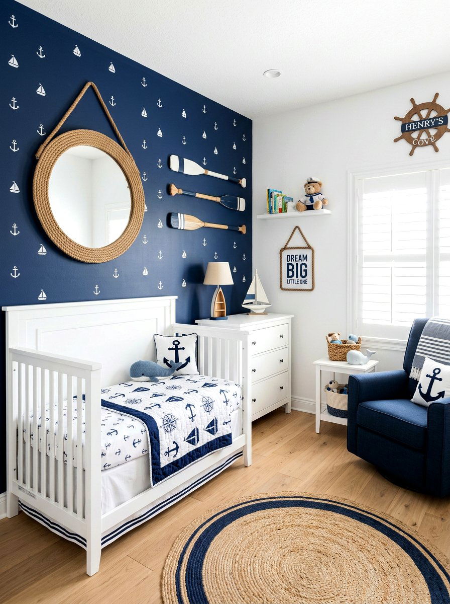 Nautical Boy Nursery - 30 boy nursery ideas