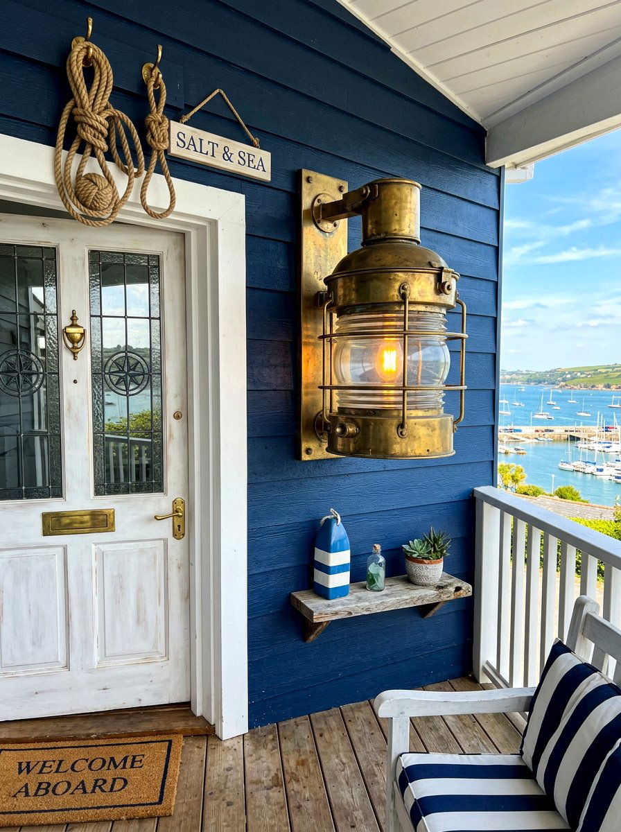 Nautical Bulkhead Lantern For Porch Wall - 30 porch lantern styling ideas aesthetic