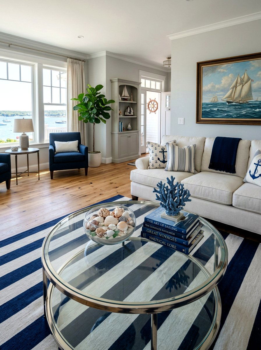 Nautical Seashell Collection - 30 coffee table seasonal decor ideas