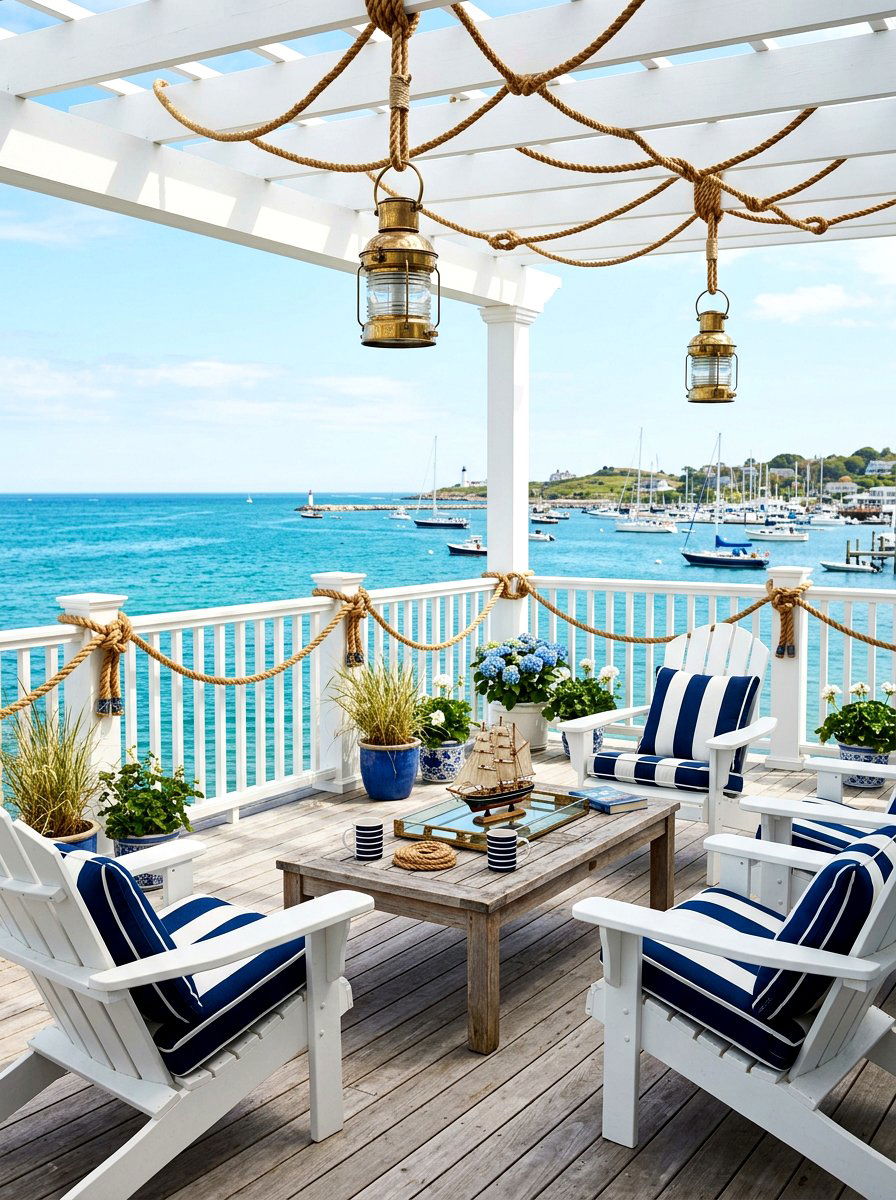 Nautical Veranda - 30 veranda decorating ideas