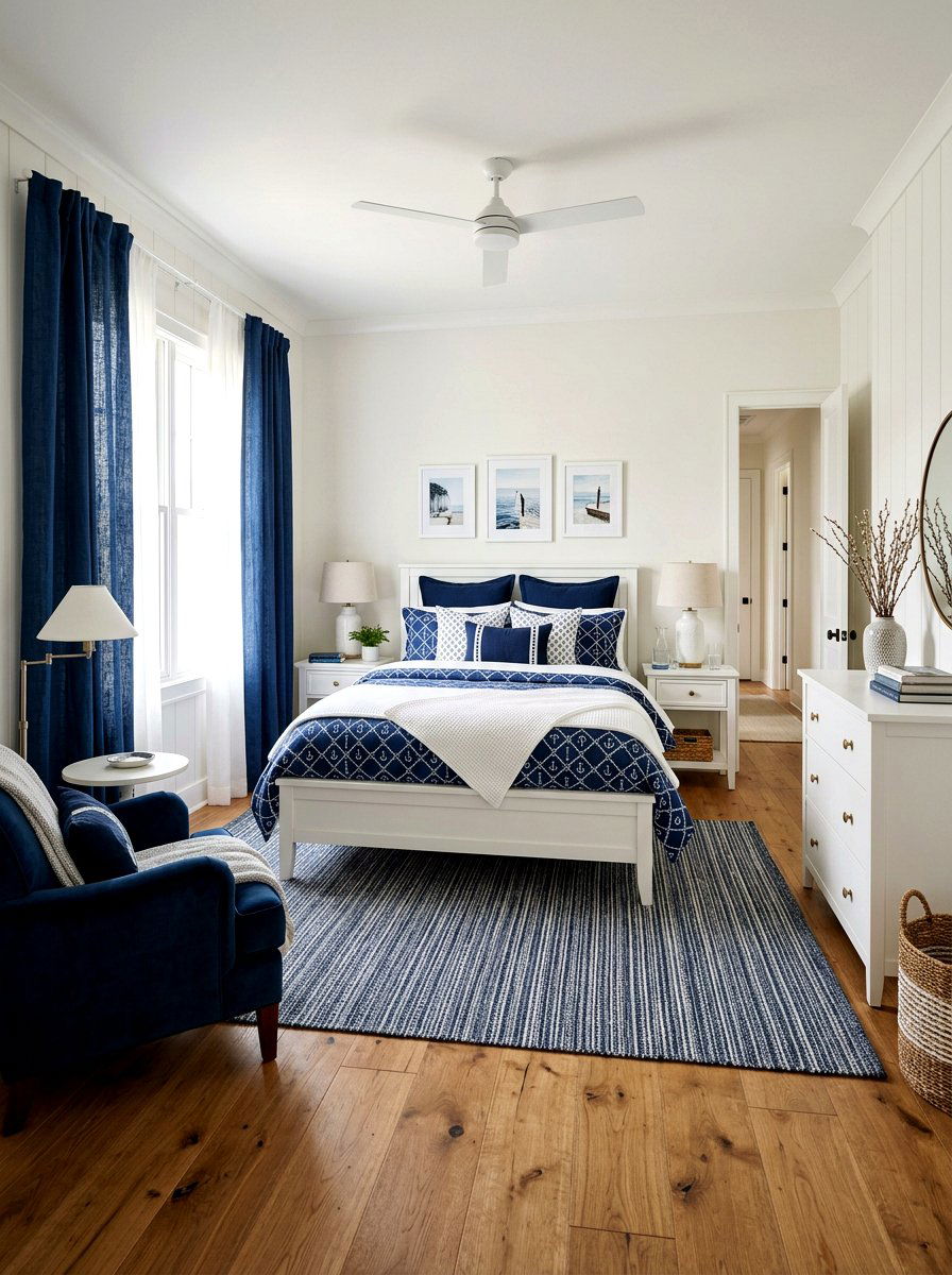 Navy And White Bedding Sets - 30 navy and white decor ideas