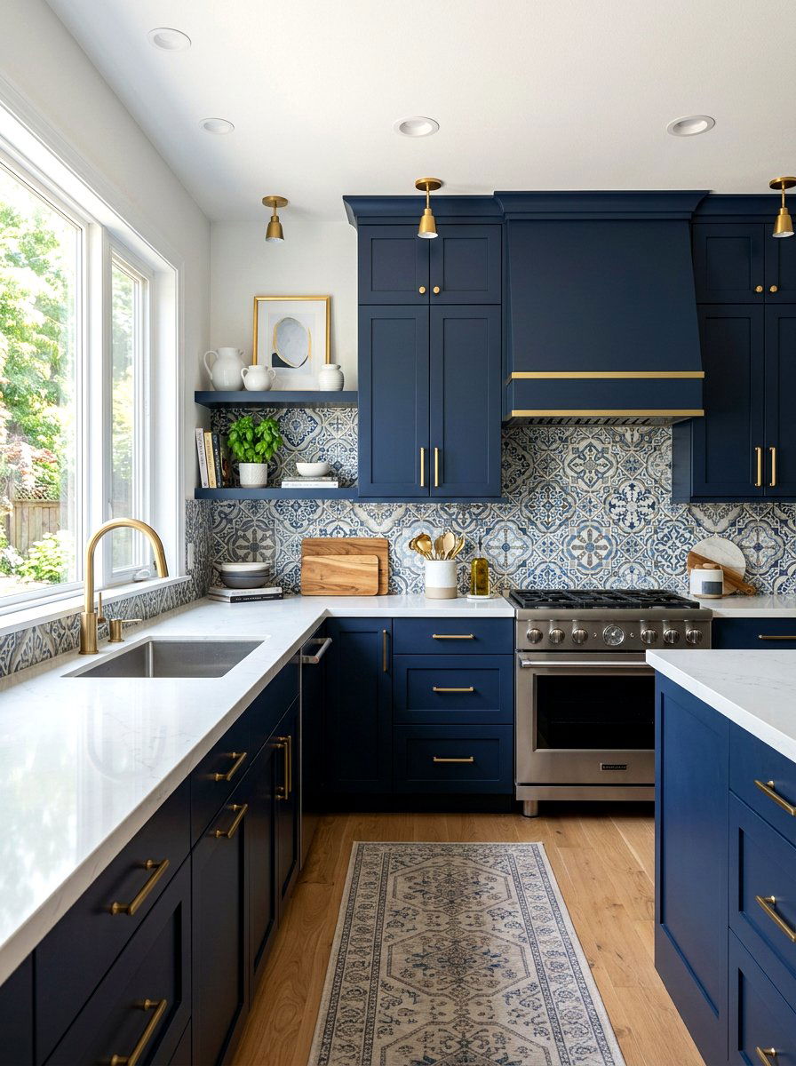 30 Navy Kitchen Cabinet Ideas for a Bold, Modern Kitchen