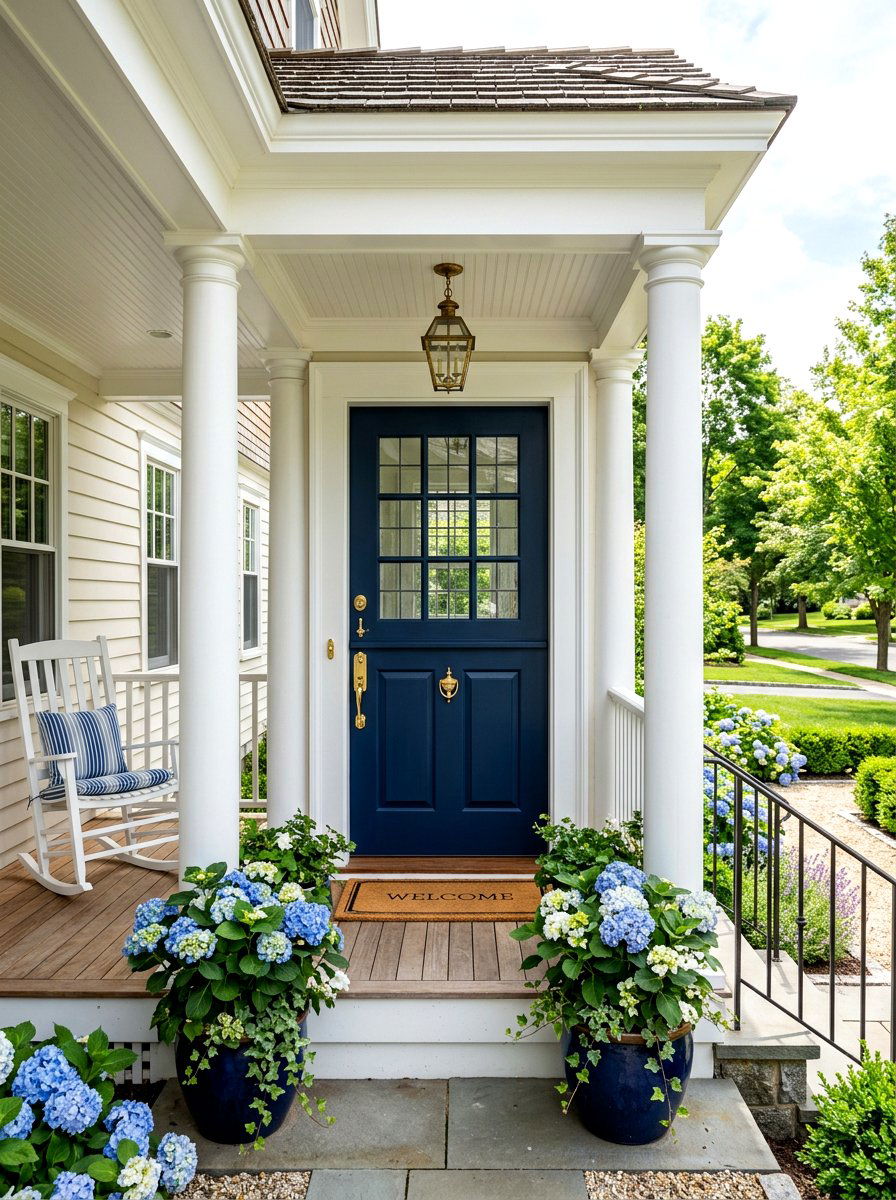 Navy Blue Dutch Door - 30 Dutch door ideas