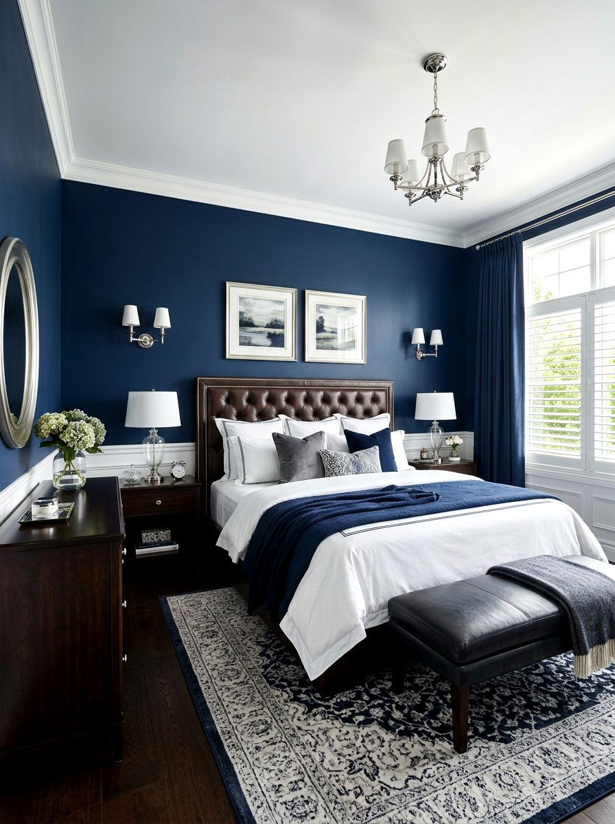 Navy Blue Master Bedroom - 30 master bedroom ideas