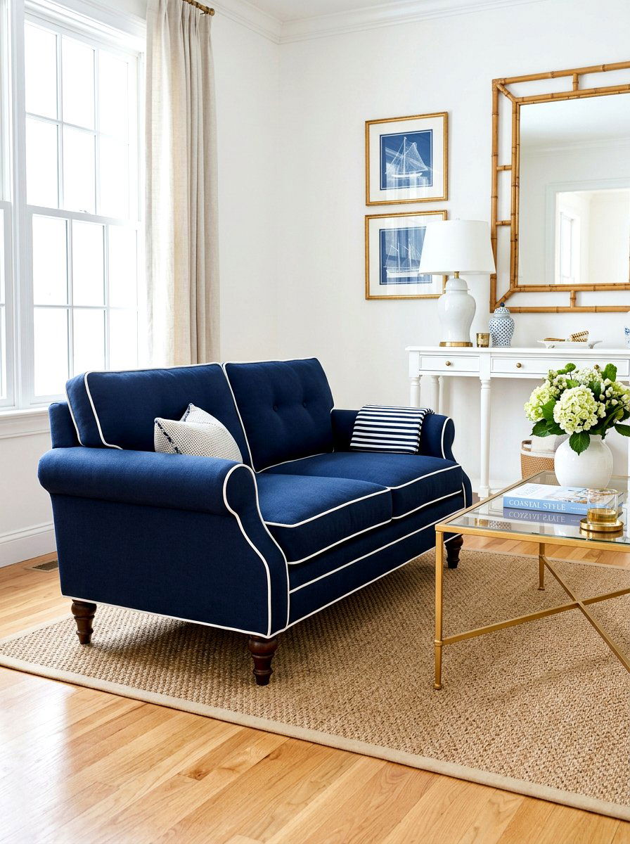Navy Blue Pet Sofa - 30 pet friendly sofa styling ideas