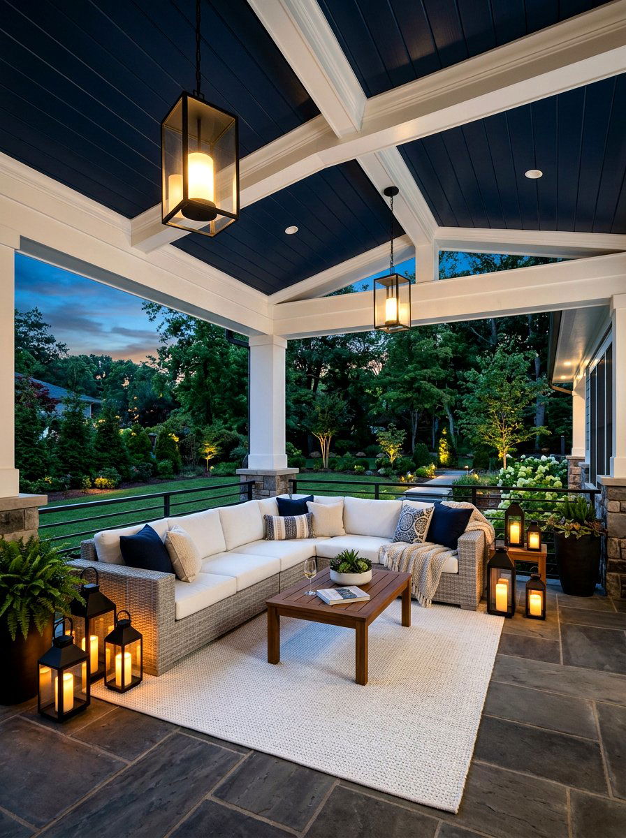 30 Porch Ceiling Paint Ideas to Refresh Your Outdoor Space